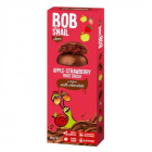Bob Snail gyümölcs snack étcsokoládéban (alma-eper) 30g 