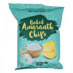 Mclloyds bio amaranth chips sült snack (tengeri sós) 65g