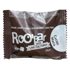 Roobar Bio nyers Energiagolyó Kakaó-Maca 22g