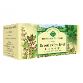 Herbária orvosi zsályalevél filteres tea (25x0,8g) 25db