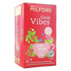 Milford great vibes földieper-ribizli ízű gyümölcstea (20 x 2g) 40g 
