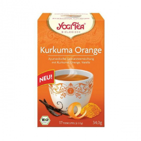 Yogi kurkuma-narancs bio filteres tea (17x2g) 17db