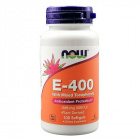 Now e-vitamin 400ne lágykapszula (természetes kevert tokoferolokkal) 100db 