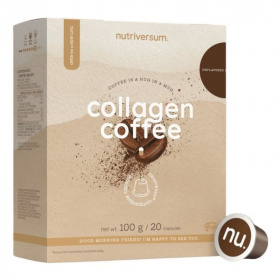 Nutriversum Food Collagen Coffee Unflavored kávé kapszula 20db