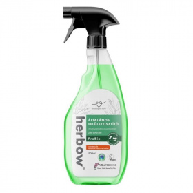 Herbow általános felülettisztító probiotikus spray and wipe zöld alma illattal 500ml