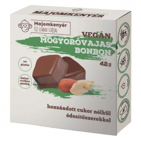 Majomkenyér bonbon mogyoróvajas vegán 42g