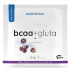 Nutriversum Flow BCAA + Gluta Blue Grape por 6g 