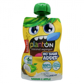 Planton kids kókuszos vegángurt (alma-banán) 90g