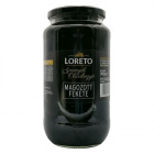 Loreto magozott fekete olivabogyó 900g 
