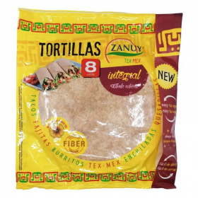 Zanuy teljes kiőrlésű búza tortilla 320g