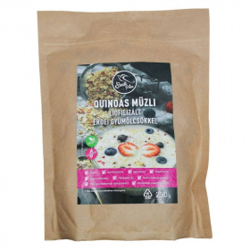Szafi Free quinoás müzli (liofilizált erdei gyümölcsökkel, gluténmentes) 250g