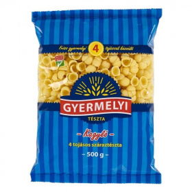 Gyermelyi tészta kagyló 4 tojás 500g