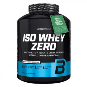 BioTechUSA Iso Whey Zero (black biscuit) tejsavó fehérjepor 2270g