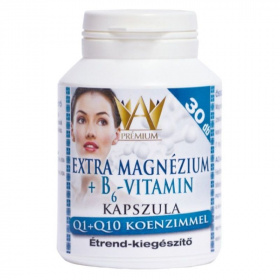 Celsus Prémium Extra Magnézium + B6-vitamin kapszula Q1 + Q10 koenzimmel 30db