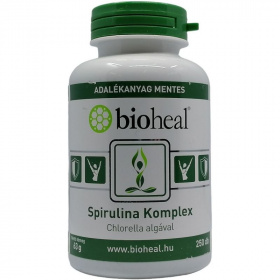 Bioheal spirulina komplex tabletta 250db - kifutó