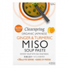 Clearspring Bio Gyömbér-Kurkuma MisoSoup Tengeri zöldség 60g 