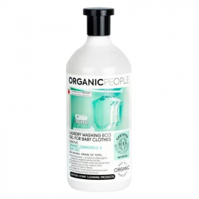 Organic People Öko Szenzitív Mosógél babaruhákhoz bio kamillával és mosódióval 1000ml 1000ml