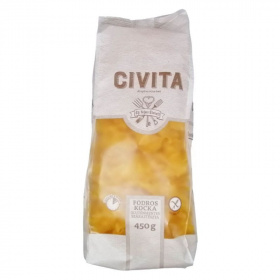 Civita kukorica száraztészta fodros nagykocka 450g