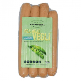 Vegan grill vegli borsófehérjéből füstölt frankfurter virsli helyettesítő 180g