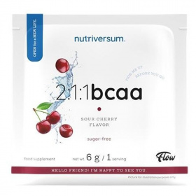 Nutriversum Flow 2:1:1 BCAA Sugar Free Sour Cherry italpor 6g