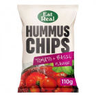 Eat real hummus chips paradicsom-bazsalikom 110g 