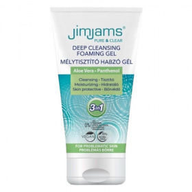 Jimjams pure clear mélytisztító habzó gél 175g