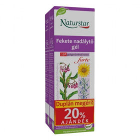 Naturstar fekete nadálytő gél forte dupla 2x60ml 120ml