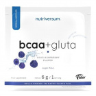 Nutriversum Flow BCAA + Gluta Sugar Free Blue Raspberry por 6g 