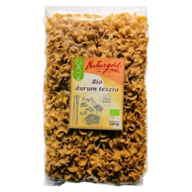 Naturgold bio durum tészta fodros nagykocka 500g