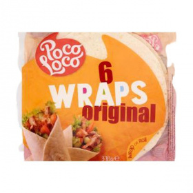 Poco Loco wraps lágy tortilla 370g