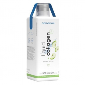 Nutriversum Flow Liquid Collagen ital 10000Mg Sugar Free Green Apple 500ml