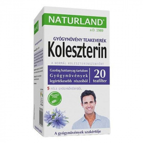 Naturland koleszterin gyógynövény teakeverék 20db