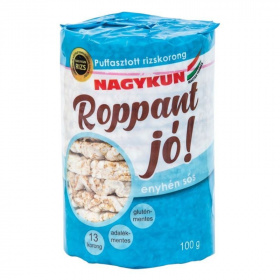 Roppant jó! puffasztott rizskorong enyhén sós 100g