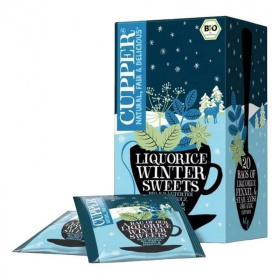 Cupper bio liquorice winter sweets téli édes ébredés tea xmas limited edition 40g