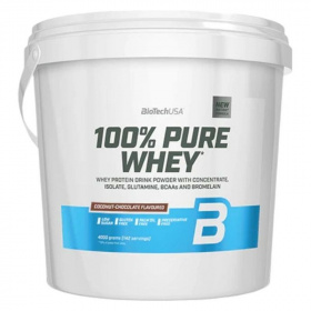 BioTechUSA 100% Pure Whey (kókusz-csokoládé) tejsavó fehérjepor 4000g