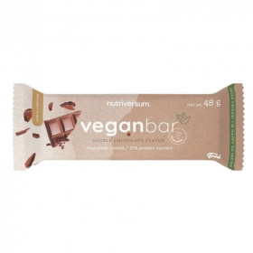 Nutriversum Food Vegan Protein bar Double Chocolate (12x48g) 12db