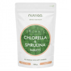 Nutriqa chlorella spirulina tabletta 125g 