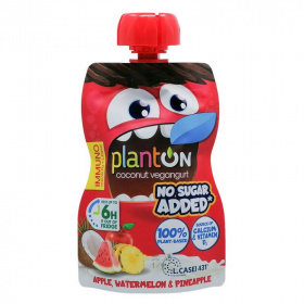 Planton kids kókuszos vegángurt (alma-görögdinnye-ananász) 90g