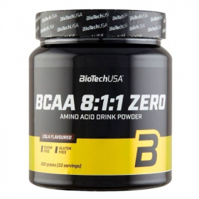 BioTechUSA BCAA 8:1:1 ZERO (cola) aminósav italpor 250g