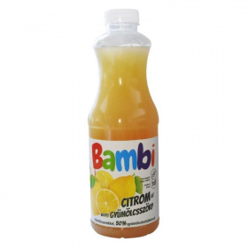 Bambi Light gyümölcs szörp - citrom 1000ml