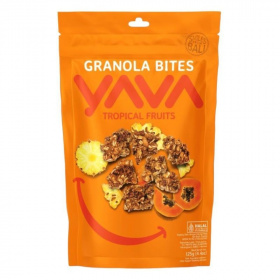 Yava granola falatok trópusi gyümölcs 125g