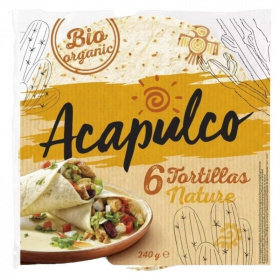 Acapulco Bio lágy tortilla 240g