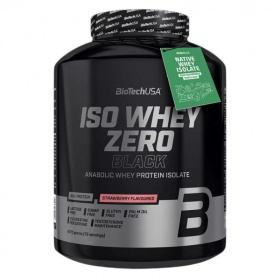 BioTechUSA Iso Whey Zero Black (eper) tejsavó fehérjepor 2270g