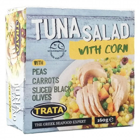 Trata füstölt tonhal saláta (kukoricával) 160g