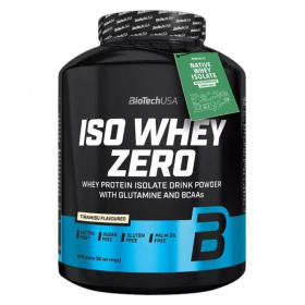 BioTechUSA Iso Whey Zero lactose free (tiramisu) tejsavó fehérjepor 2270g