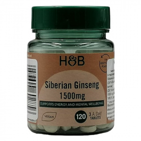 H&B Szibériai Ginseng tabletta 1500 mg 120db