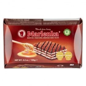 Marlenka mézes tortaszelet kakaós 100g