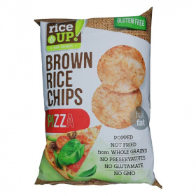 RiceUp! barna rizs chips (pizza ízű) 60g