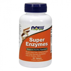 Now Super Enzymes tabletta 90db