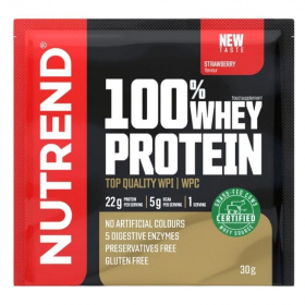 Nutrend 100% whey protein strawberry 30g